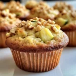 Pineapple Walnut Zucchini Muffins