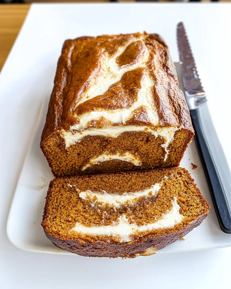Pumpkin Cream Cheese Bread