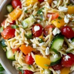 Rainbow Orzo Salad