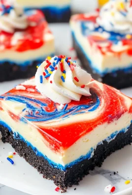 Red White and Blue Cheesecake Bars Recipe