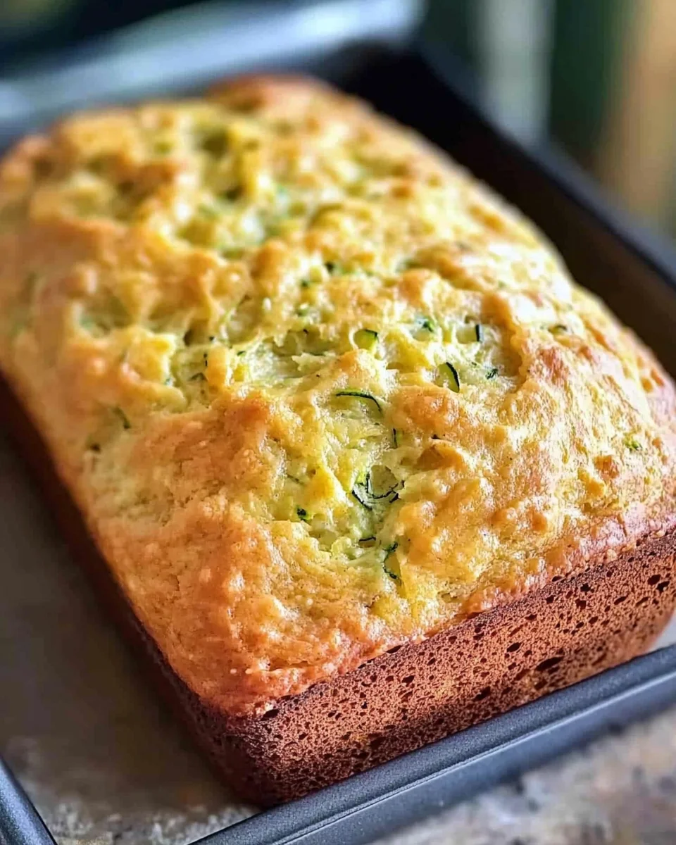 Savory Zucchini Cheddar Quick Bread