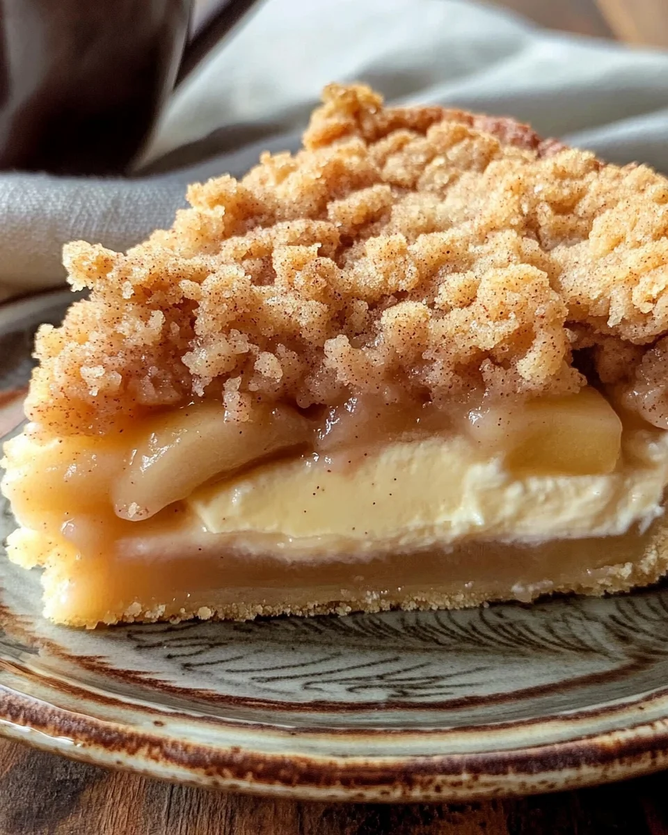 Snickerdoodle Cream Cheese Apple Pie