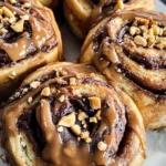 "Snickers" Cinnamon Rolls