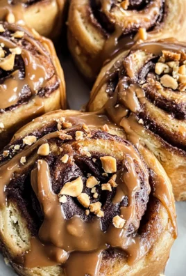 "Snickers" Cinnamon Rolls
