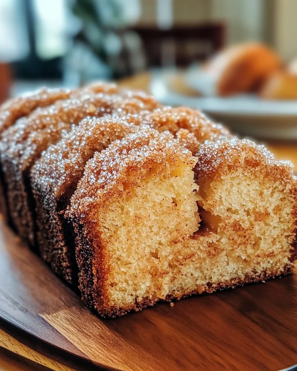 Spiced Apple Cider Donut Loaf