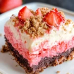 Strawberry Crunch Brownies