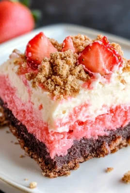 Strawberry Crunch Brownies