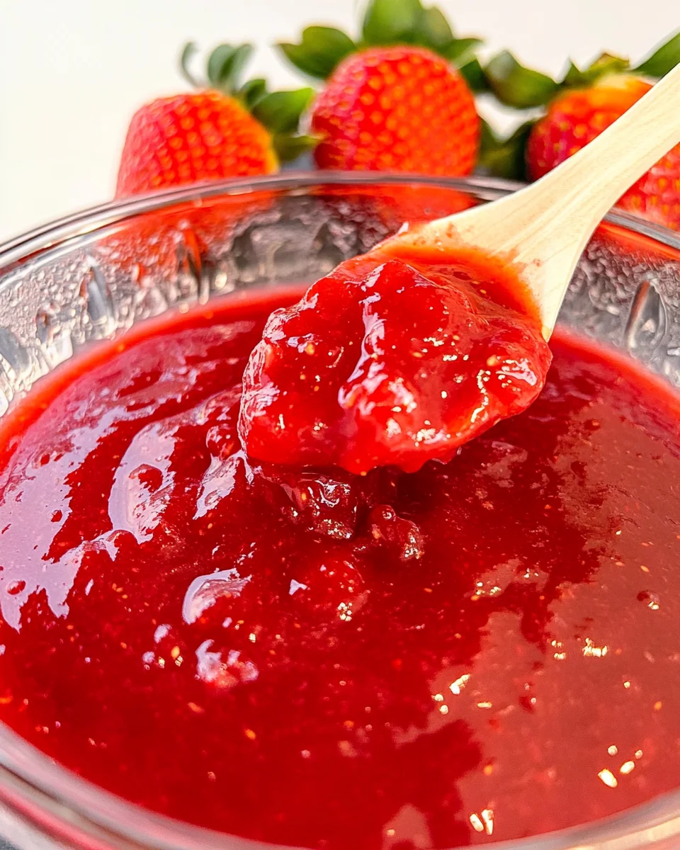 Strawberry Puree for Drinks