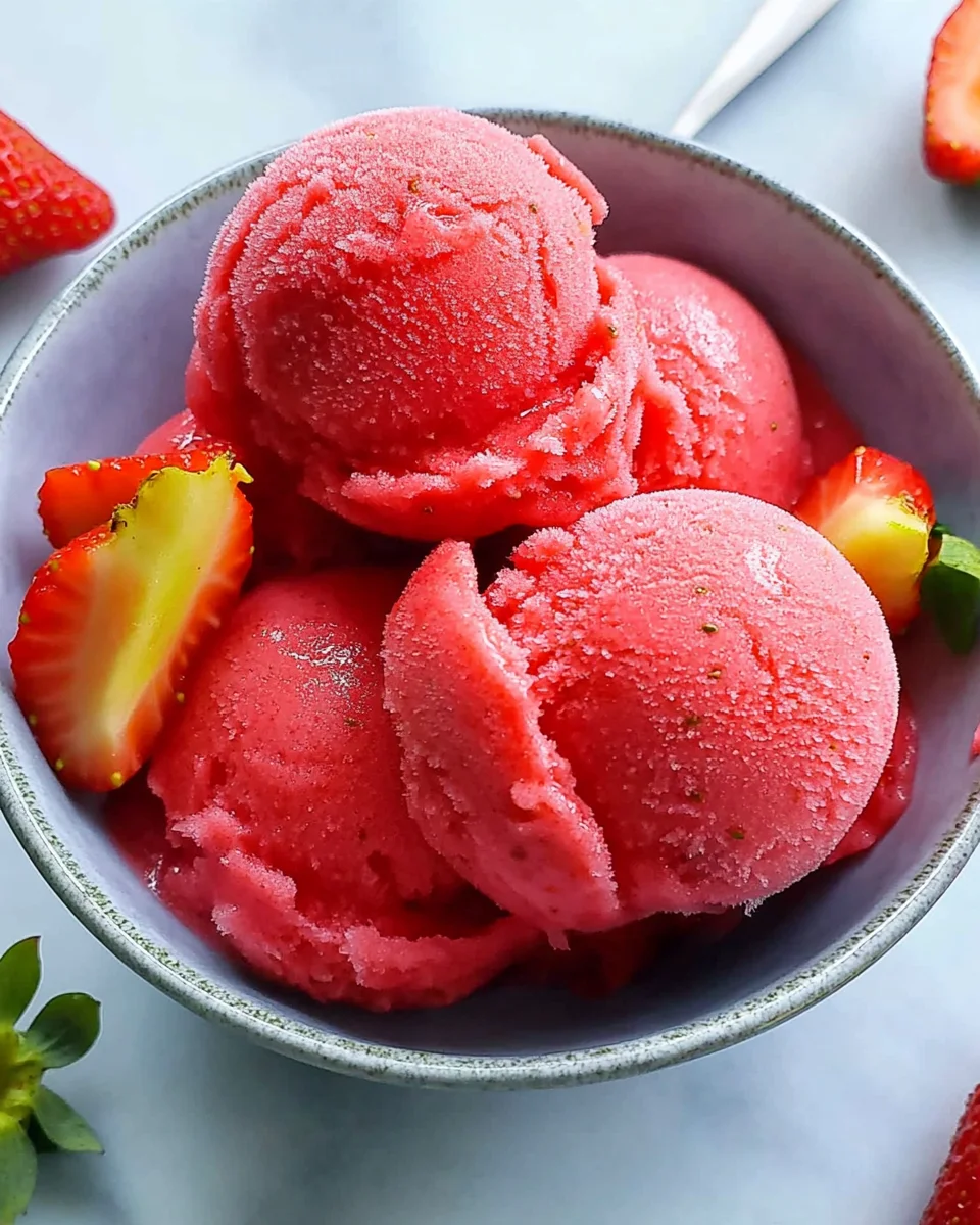 Strawberry Sorbet