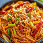 Sweet And Spicy Korean Gochujang Noodles Recipe
