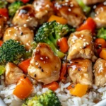 Teriyaki Chicken & Veggie Rice Casserole