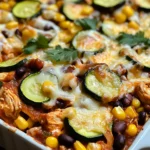 Tex-Mex Chicken & Zucchini Casserole