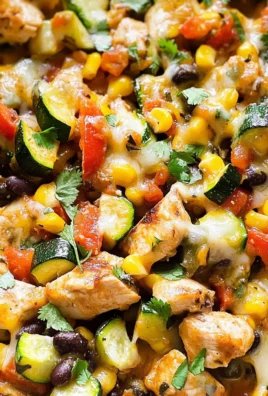 Tex Mex Chicken and Zucchini Recipe