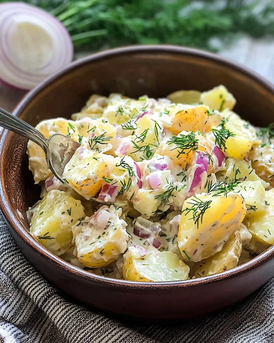 The Best Creamy Potato Salad