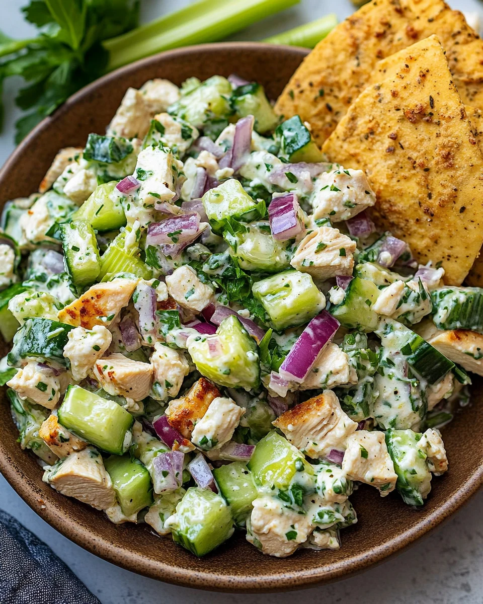 Tzatziki Chicken Salad