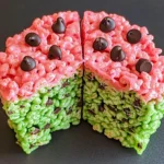Watermelon Rice Krispies Treats