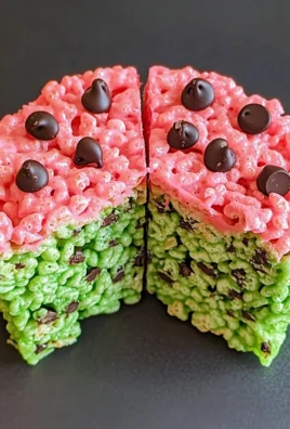 Watermelon Rice Krispies Treats