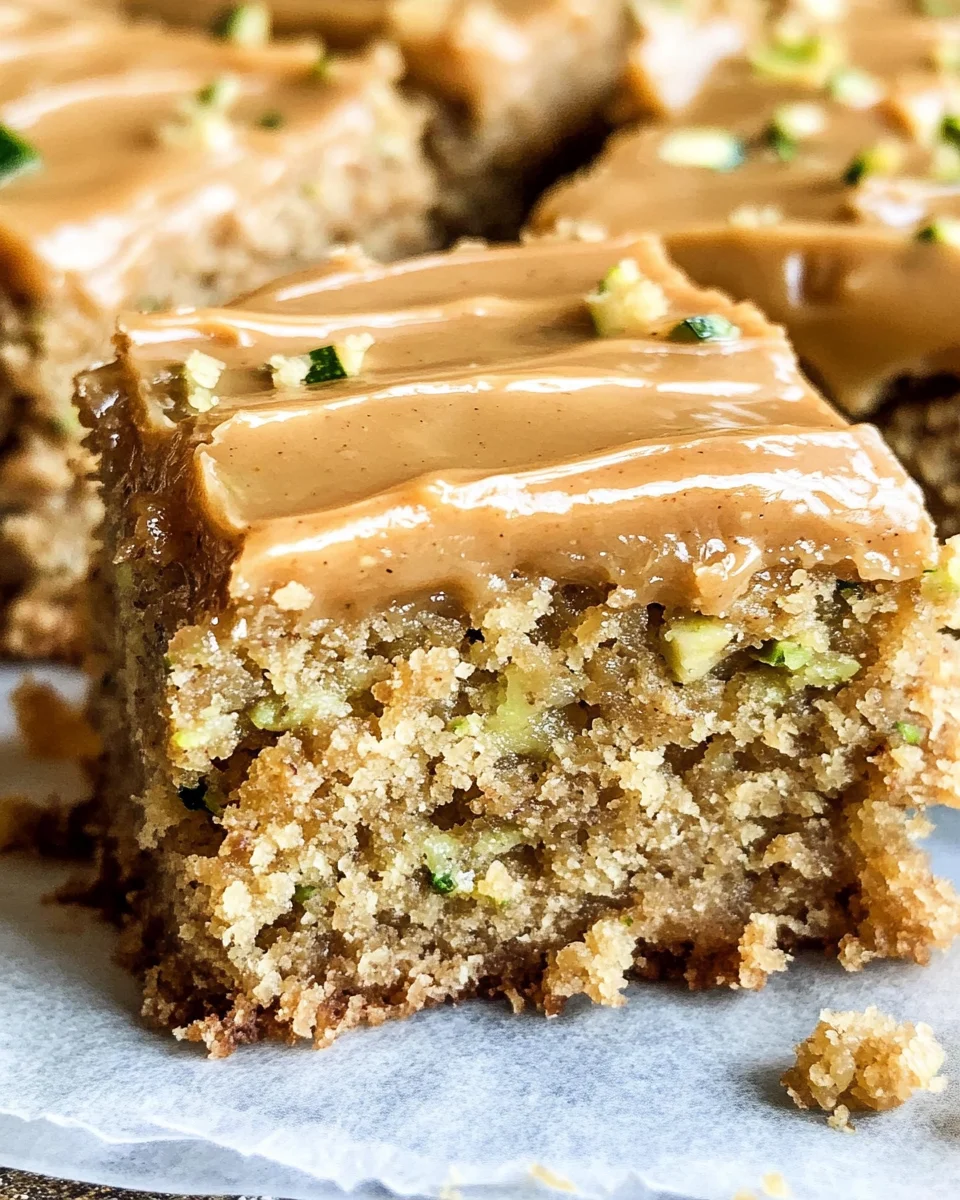 Zucchini bars